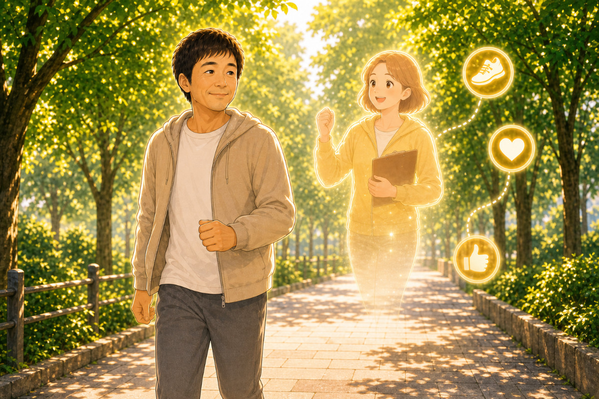 AIパートナーに健康管理を任せる